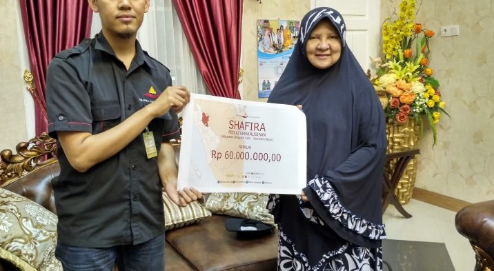 Shafira Peduli Bencana Alam di Kabupaten Limapuluh Kota